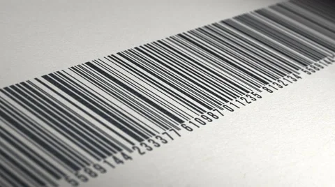 Animation of barcode on paper texture 스톡 동영상 47819737