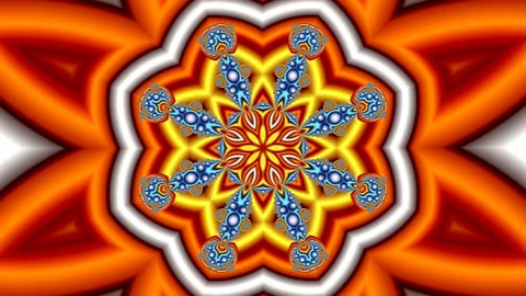 Animation of a beautiful abstract star Stock Footage 143944903