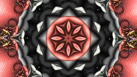 Animation of a beautiful patterned abstract background Stock Footage 154345220