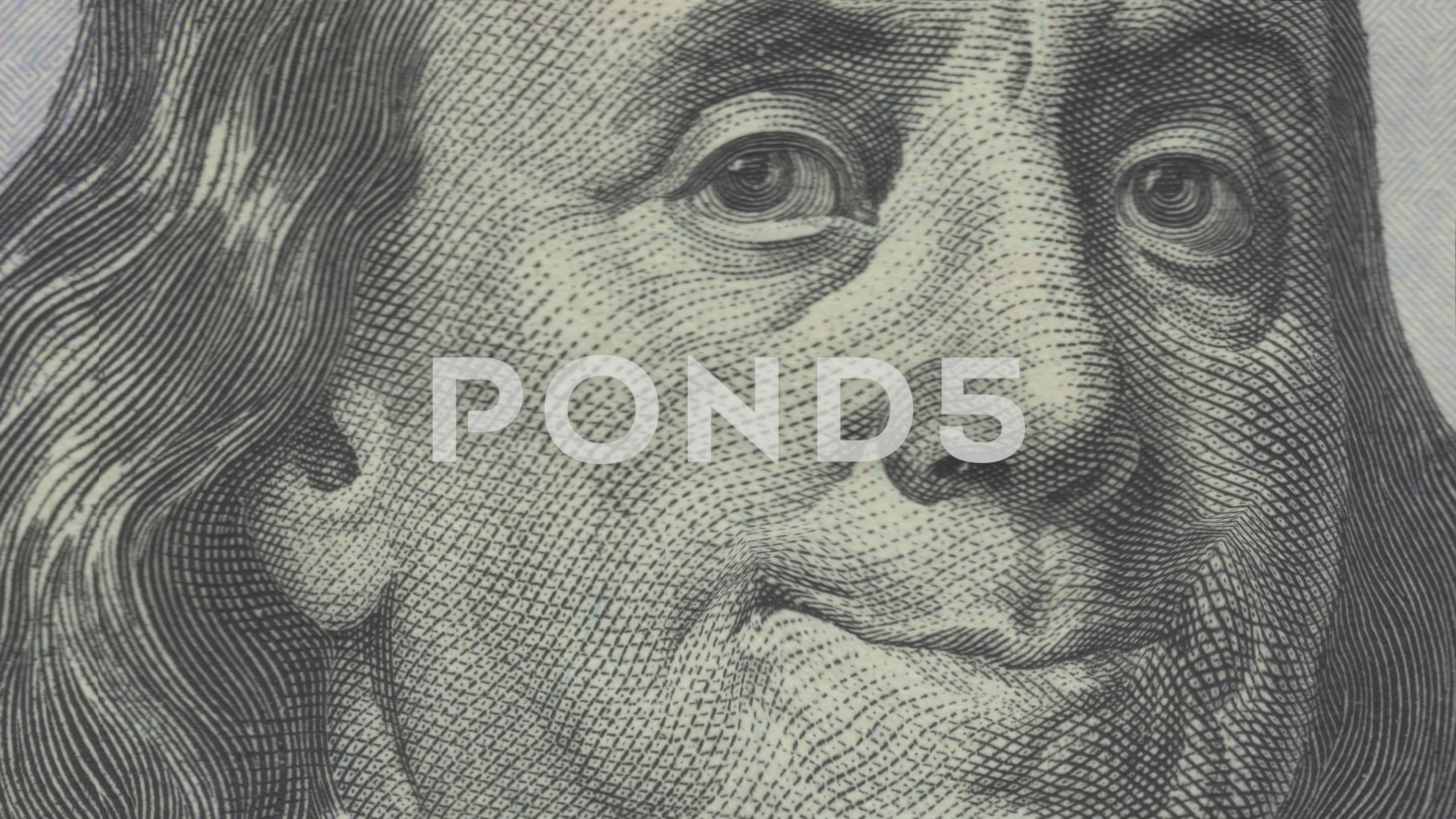 Animation of Ben Franklin smile and wink... | Stock Video | Pond5