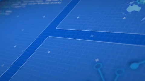 Animation of binary coding and data processing on green background Stock Footage 327585251