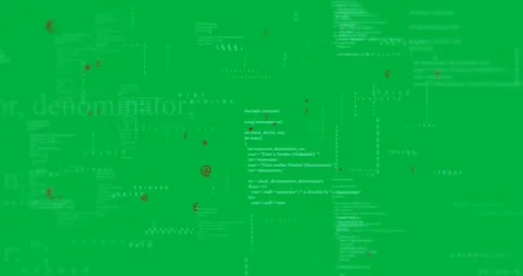 Animation of binary coding and data processing moving over transparent 動画素材 347310278