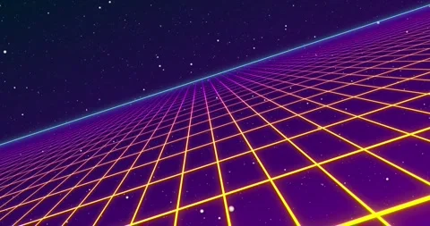 Animation of binary coding and grid network in seamless pattern against blue 스톡 동영상 257071081