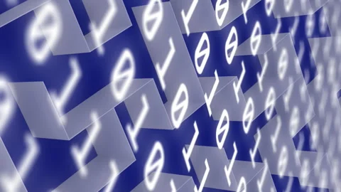 Animation of binary coding data processing over maze Stock Footage 312437500