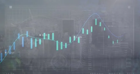 Animation of binary coding data processing over computer circuit board Stock Footage 329027981