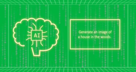 Animation of binary coding over digital ai chat and world map on transparent Stock Footage 318051861