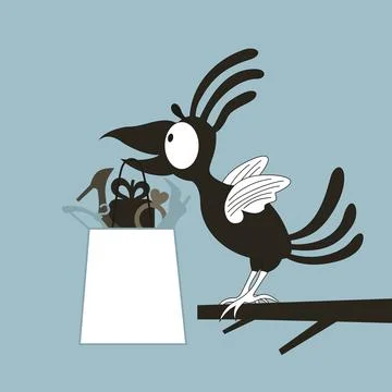 Animation a bird Foto stock
