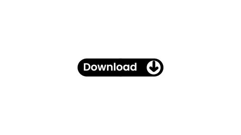 Animation Black download button with white text and a small white dot on a .. Stock Footage 321997450