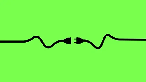 Animation Black electric plug and socket... | Stock Video | Pond5