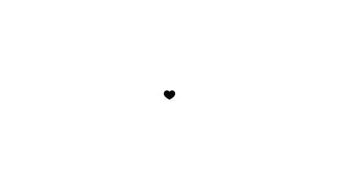 Animation of the black heart through the screen. Wedding footage. Stockbeeldmateriaal 111392747