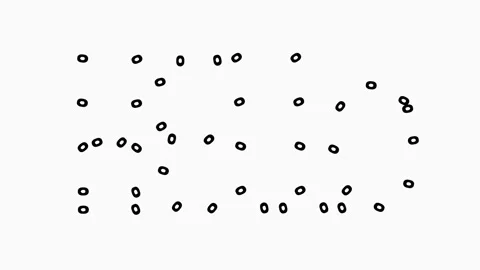 Animation Of Black Hello Text Made Of Round Shapes Stock Footage 323970919