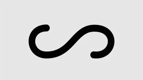 Animation of the black infinity symbol. Stock Footage 167150300