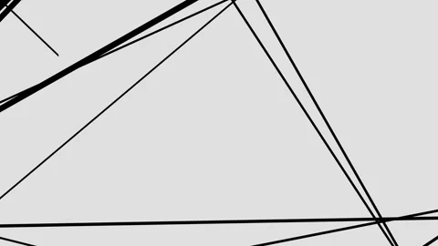 Animation of black lines on a white background. Stock Footage 246823730