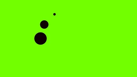 Animation with black loading circles on ... | Stock Video | Pond5