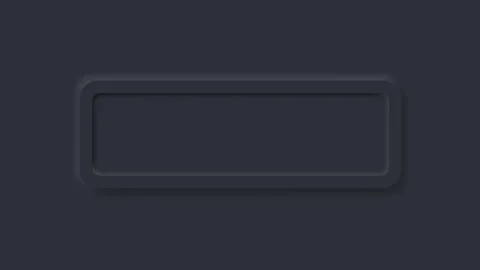 Animation of Black rectangle neumorphism button. Stock Footage 295267870
