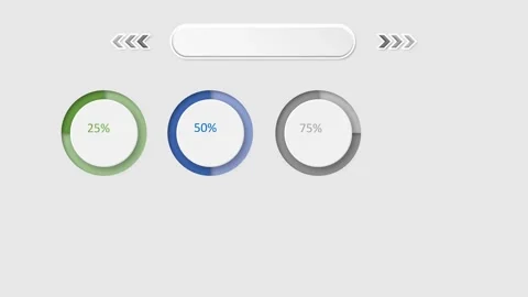  Animation blank shape for design infographic templates. Stock Footage 265577381