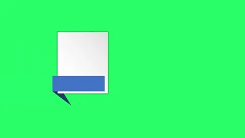Animation blank shape for design infographic template on green screen. Stock Footage 283381739