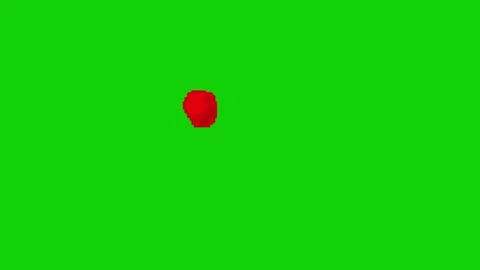 Animation on blood on green background 库存影片 333561053