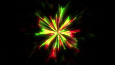 Animation of the blooming of an abstract flower Stock Footage 246856091