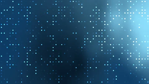 Animation Blue abstract background with a grid of white dots Stock Footage 320299648