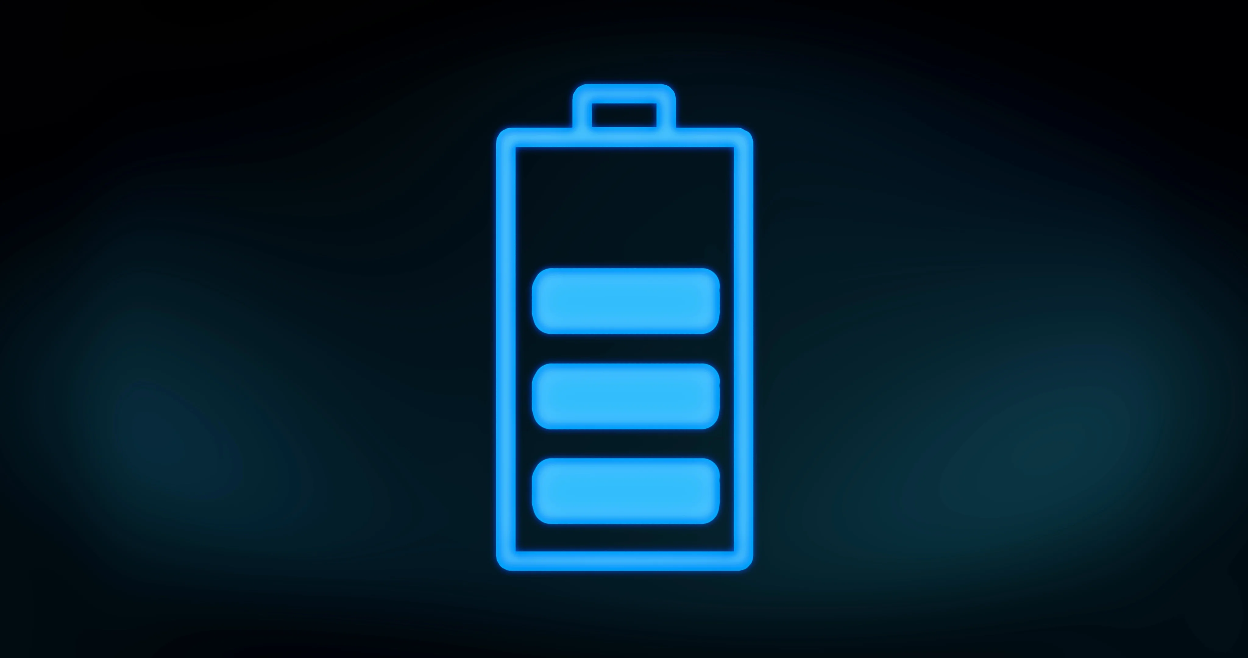 Animation of blue battery being charged | Stock Video | Pond5