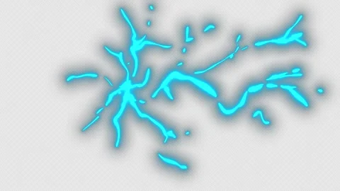 Animation with blue current pulses on a black screen Stock Footage 281455588