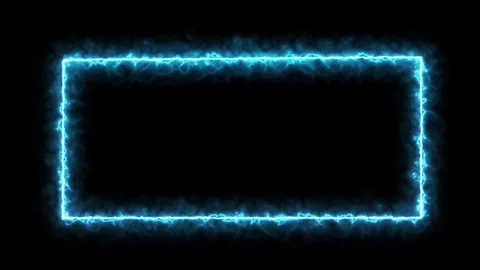 Animation of blue energy frame Stock Footage 249672371