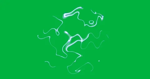 Animation of blue glowing light trails on transparent background 動画素材 317925528