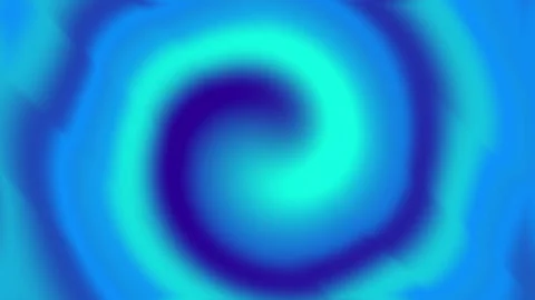 Animation of blue gradient shape with overflows, distortions, shine Stock Footage 314737436