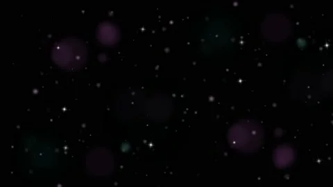 Animation blue light sparkles on black background.  Stock Footage 185960177