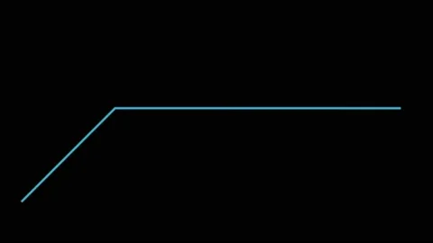 Animation blue line for infographic texture on black background.  Stock Footage 218423408