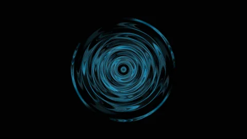 Animation of blue ripple diffusion Stock Footage 237017730
