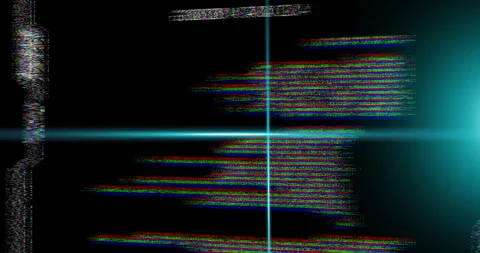 Animation of blue scanner beams and ai d... | Stock Video | Pond5