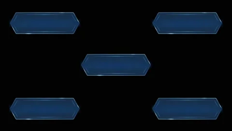 Animation blue space bar HUD isolate for texture. Stock Footage 217362017