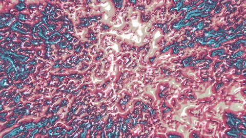 Animation of boiling acrylic paint Stock Footage 134824238