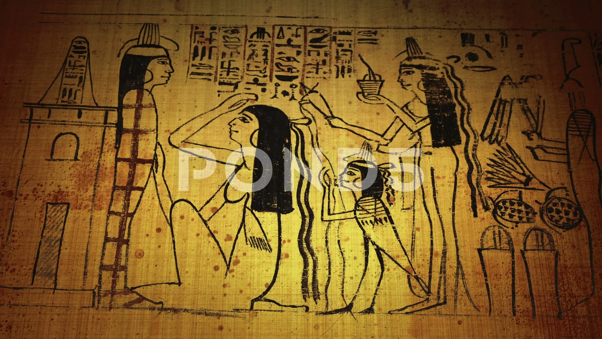Animation Of Book of the Dead. Egyptian ... | Stock Video | Pond5