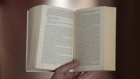 Animation of books in a hand Stock Footage 233564289
