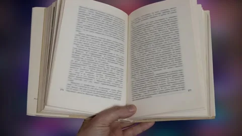 Animation of books in a hand Stockbeeldmateriaal 233564493