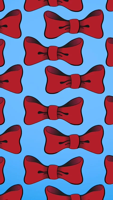 Animation of bow ties floating over blue background Stock Footage 319822647