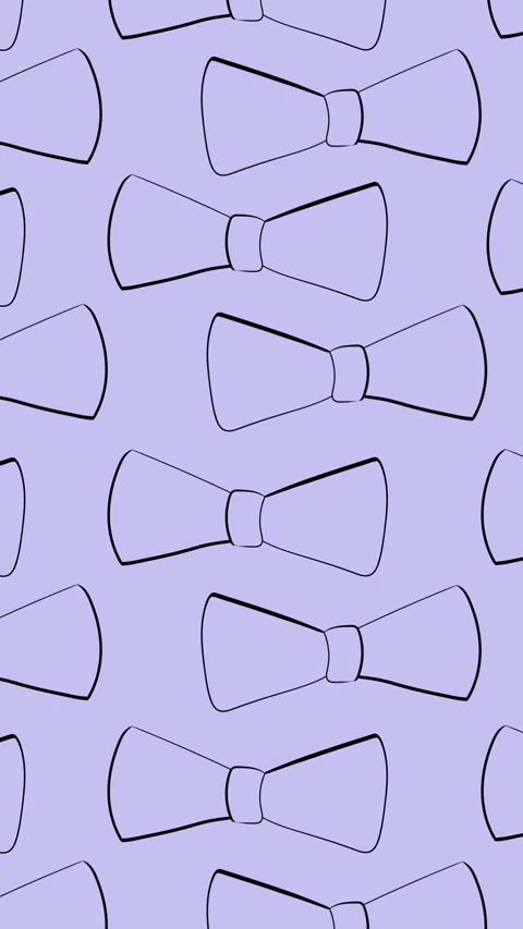 Animation of bow ties floating over lilac background Stock Footage 320034874