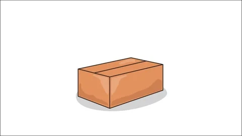 Animation-box-closed Stock Footage 157483081