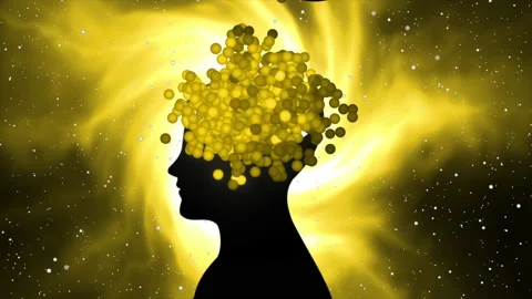 Animation of brain intelligence and intelligence of thinking Stock-Footage 168288164