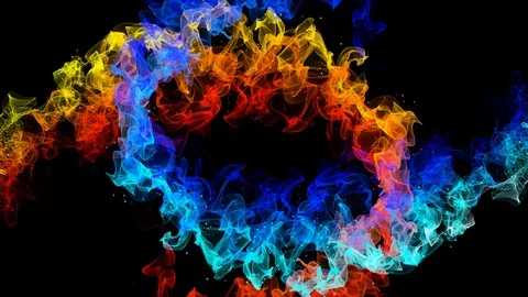 The animation is bright flow of energy. Stock Footage 114188366