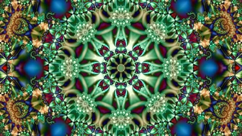 Animation of a bright multicolored abstract background Stock Footage 148005087