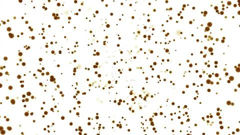 Animation with bubbles moving up on white background. Design. Colored bubbles Stockillustratie