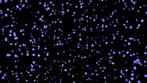 Animation with bubbles rising up. Design. Cloud of small dots moving up. Stock Illustration