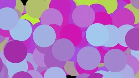 Animation of bubbles rising to the surface. Motion graphics. Abstract geome.. Illustrazione stock