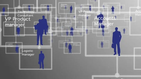Animation of business struture Video stock 32494671