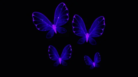 animated butterflies background