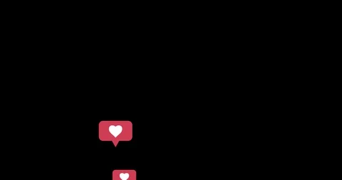 Animation, Button With A Heart Flies Up Video stock 127692503
